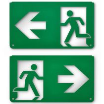 Signify Ecolink Emergency Blade Exit Left/Right Sign