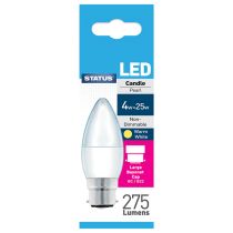 Status 4w-25w BC (B22) Candle
