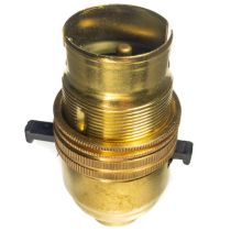 Switched Brass BC Lampholder