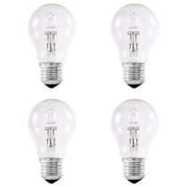 Sylvania 70W Halogen E27 GLS Clear - 4 PACK
