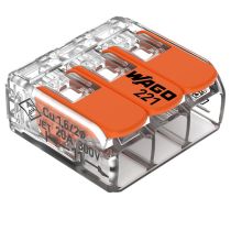 Wago 221-413 3 Way Splicing Connector