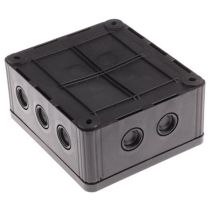WISKA Combi Junction Box Black IP67, 160mm x 140mm x 81mm