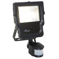 Ansell Calinor LED Polycarbonate Floodlight PIR Cool White 10W Black