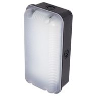 Ansell SLEEK LED POLYCARBONATE BULKHEAD - 6W BLACK