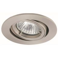 Ansell Twistlock GU10 50W Die-Cast Gimbal Satin Chrome