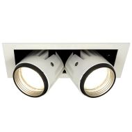 Ansell Unity Rectangular Retractable LED Downlights 2 x 15w Cool White