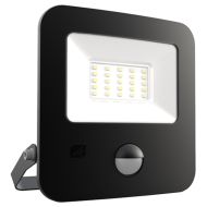 Ansell Zion LED Polycarbonate Floodlight - PIR - 20W Warm White