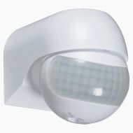 MLA Knightsbridge OS0014 White Mini Wall Mounted 180deg 12m PIR Sensor IP44