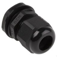 PCG20S 20MM Compression Gland Black