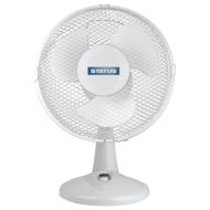 Status 9 Inch Oscillating Desk Fan - White